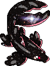 A black galaxy fish